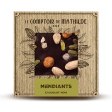 Tablette de chocolat noir "Mendiants" Le Comptoir de Mathilde