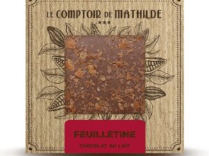 Tablette de chocolat lait “Feuilletine” Le Comptoir de Mathilde
