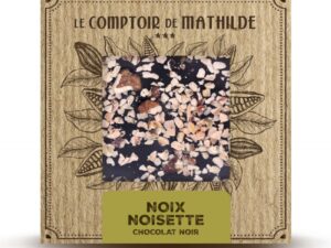Tablette Chocolat noir ” Noix & Noisettes” Le Comptoir de Mathilde