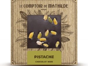 Tablette Chocolat noir “Pistache” Le Comptoir de Mathilde