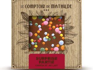 Tablette de chocolat lait “Surprise” Le Comptoir de Mathilde
